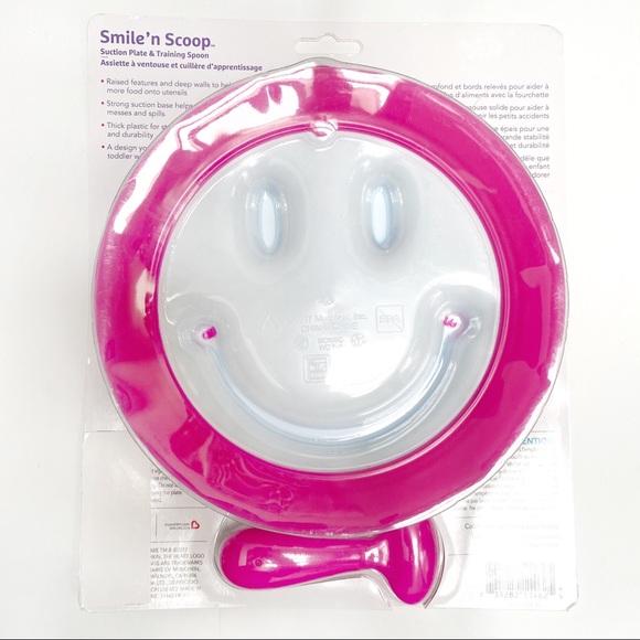 🍽 Munchkin Smile n Scoop Suction Plate & Spoon - Picture 2 of 2